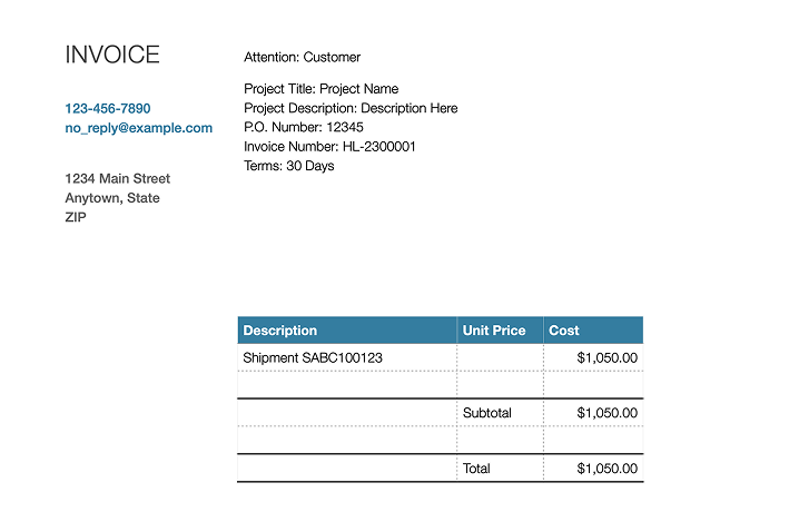 Invoice